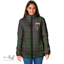 Scottish MacDuff Hunting Clan Crest Tartan Padded Jacket with Family Crest - Tartan Plaid Jacket ScotsTee Shop - Tartan Plaid - scotstee.com