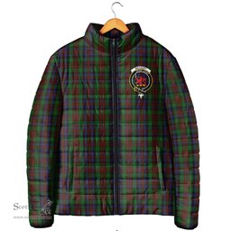 Scottish MacDuff Hunting Clan Crest Tartan Padded Jacket with Family Crest - Tartan Plaid Jacket ScotsTee Shop - Tartan Plaid - scotstee.com