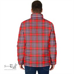 Scottish MacFarlane Modern Clan Crest Tartan Padded Jacket with Family Crest - Tartan Plaid Jacket ScotsTee Shop - Tartan Plaid - scotstee.com