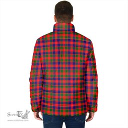 Scottish Gow Modern Clan Crest Tartan Padded Jacket with Family Crest - Tartan Plaid Jacket ScotsTee Shop - Tartan Plaid - scotstee.com