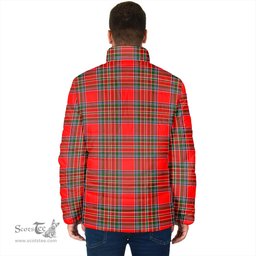 Scottish MacBain Clan Crest Tartan Padded Jacket with Family Crest - Tartan Plaid Jacket ScotsTee Shop - Tartan Plaid - scotstee.com