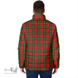 Scottish Kerr Clan Crest Tartan Padded Jacket with Family Crest - Tartan Plaid Jacket ScotsTee Shop - Tartan Plaid - scotstee.com