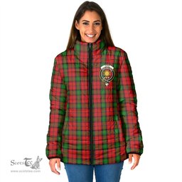 Scottish Kerr Clan Crest Tartan Padded Jacket with Family Crest - Tartan Plaid Jacket ScotsTee Shop - Tartan Plaid - scotstee.com