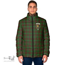 Scottish MacFie Hunting Clan Crest Tartan Padded Jacket with Family Crest - Tartan Plaid Jacket ScotsTee Shop - Tartan Plaid - scotstee.com