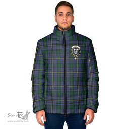Scottish Hope Clan Originaux Clan Crest Tartan Padded Jacket with Family Crest - Tartan Plaid Jacket ScotsTee Shop - Tartan Plaid - scotstee.com
