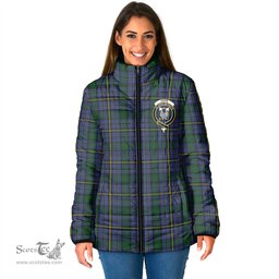 Scottish Hope Clan Originaux Clan Crest Tartan Padded Jacket with Family Crest - Tartan Plaid Jacket ScotsTee Shop - Tartan Plaid - scotstee.com