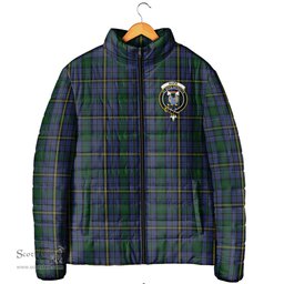 Scottish Hope Clan Originaux Clan Crest Tartan Padded Jacket with Family Crest - Tartan Plaid Jacket ScotsTee Shop - Tartan Plaid - scotstee.com