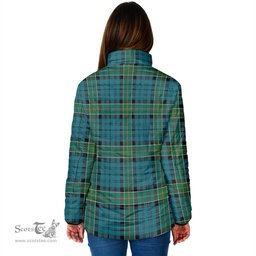 Scottish Kirkpatrick Clan Crest Tartan Padded Jacket with Family Crest - Tartan Plaid Jacket ScotsTee Shop - Tartan Plaid - scotstee.com