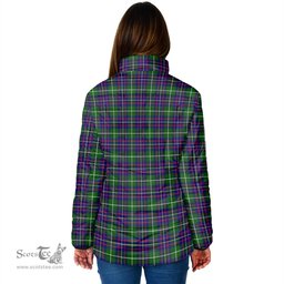 Scottish Inglis Modern Clan Crest Tartan Padded Jacket with Family Crest - Tartan Plaid Jacket ScotsTee Shop - Tartan Plaid - scotstee.com