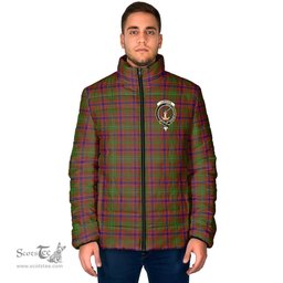 Scottish Lumsden Clan Crest Tartan Padded Jacket with Family Crest - Tartan Plaid Jacket ScotsTee Shop - Tartan Plaid - scotstee.com