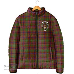 Scottish Lumsden Clan Crest Tartan Padded Jacket with Family Crest - Tartan Plaid Jacket ScotsTee Shop - Tartan Plaid - scotstee.com