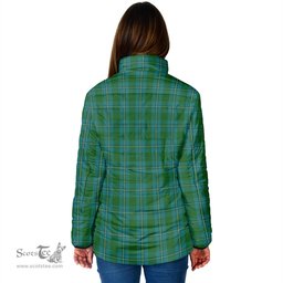 Scottish Irvine of Bonshaw Clan Crest Tartan Padded Jacket with Family Crest - Tartan Plaid Jacket ScotsTee Shop - Tartan Plaid - scotstee.com