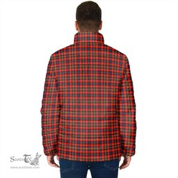 Scottish Innes Modern Clan Crest Tartan Padded Jacket with Family Crest - Tartan Plaid Jacket ScotsTee Shop - Tartan Plaid - scotstee.com