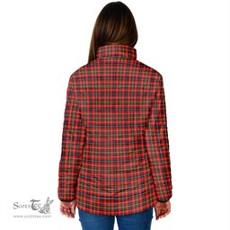 Scottish Innes Modern Clan Crest Tartan Padded Jacket with Family Crest - Tartan Plaid Jacket ScotsTee Shop - Tartan Plaid - scotstee.com