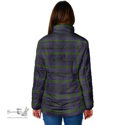 Scottish Lumsden Hunting Clan Crest Tartan Padded Jacket with Family Crest - Tartan Plaid Jacket ScotsTee Shop - Tartan Plaid - scotstee.com