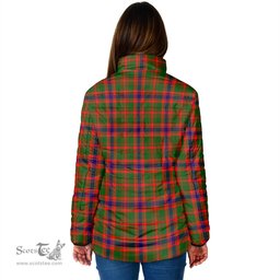 Scottish Kinninmont Clan Crest Tartan Padded Jacket with Family Crest - Tartan Plaid Jacket ScotsTee Shop - Tartan Plaid - scotstee.com
