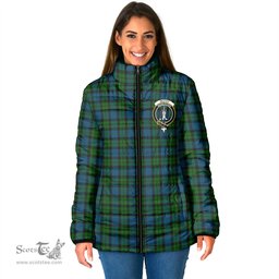 Scottish McCoy Clan Crest Tartan Padded Jacket with Family Crest - Tartan Plaid Jacket ScotsTee Shop - Tartan Plaid - scotstee.com
