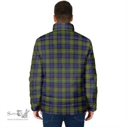 Scottish MacLaren Modern Clan Crest Tartan Padded Jacket with Family Crest - Tartan Plaid Jacket ScotsTee Shop - Tartan Plaid - scotstee.com