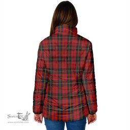 Scottish Wallace Clan Crest Tartan Padded Jacket with Family Crest - Tartan Plaid Jacket ScotsTee Shop - Tartan Plaid - scotstee.com