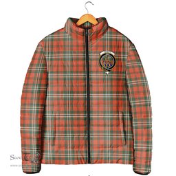 Scottish Scott Ancient Clan Crest Tartan Padded Jacket with Family Crest - Tartan Plaid Jacket ScotsTee Shop - Tartan Plaid - scotstee.com