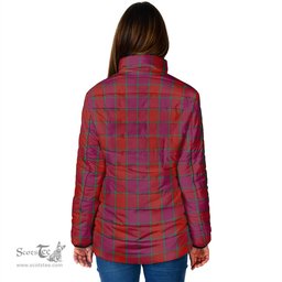 Scottish MacNab Old Clan Crest Tartan Padded Jacket with Family Crest - Tartan Plaid Jacket ScotsTee Shop - Tartan Plaid - scotstee.com