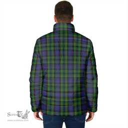 Scottish Mowat Clan Crest Tartan Padded Jacket with Family Crest - Tartan Plaid Jacket ScotsTee Shop - Tartan Plaid - scotstee.com