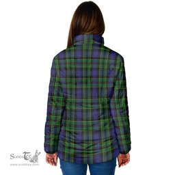 Scottish Mowat Clan Crest Tartan Padded Jacket with Family Crest - Tartan Plaid Jacket ScotsTee Shop - Tartan Plaid - scotstee.com