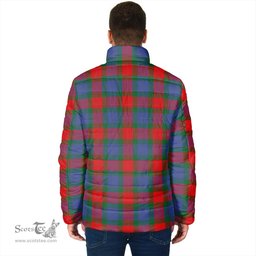 Scottish Mar Clan Crest Tartan Padded Jacket with Family Crest - Tartan Plaid Jacket ScotsTee Shop - Tartan Plaid - scotstee.com