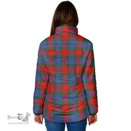 Scottish Mar Clan Crest Tartan Padded Jacket with Family Crest - Tartan Plaid Jacket ScotsTee Shop - Tartan Plaid - scotstee.com