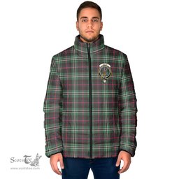 Scottish Rollo Hunting Clan Crest Tartan Padded Jacket with Family Crest - Tartan Plaid Jacket ScotsTee Shop - Tartan Plaid - scotstee.com