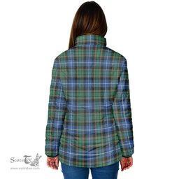 Scottish MacRae Hunting Ancient Clan Crest Tartan Padded Jacket with Family Crest - Tartan Plaid Jacket ScotsTee Shop - Tartan Plaid - scotstee.com