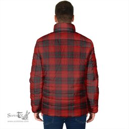Scottish Wemyss Clan Crest Tartan Padded Jacket with Family Crest - Tartan Plaid Jacket ScotsTee Shop - Tartan Plaid - scotstee.com