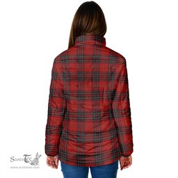 Scottish Wemyss Clan Crest Tartan Padded Jacket with Family Crest - Tartan Plaid Jacket ScotsTee Shop - Tartan Plaid - scotstee.com