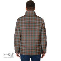 Scottish Murray of Atholl Weathered Clan Crest Tartan Padded Jacket with Family Crest - Tartan Plaid Jacket ScotsTee Shop - Tartan Plaid - scotstee.com