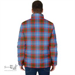 Scottish Preston Clan Crest Tartan Padded Jacket with Family Crest - Tartan Plaid Jacket ScotsTee Shop - Tartan Plaid - scotstee.com