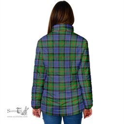 Scottish Paterson Clan Crest Tartan Padded Jacket with Family Crest - Tartan Plaid Jacket ScotsTee Shop - Tartan Plaid - scotstee.com