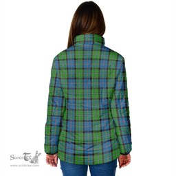 Scottish Stirling Clan Crest Tartan Padded Jacket with Family Crest - Tartan Plaid Jacket ScotsTee Shop - Tartan Plaid - scotstee.com