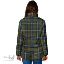 Scottish MacRae Hunting Clan Crest Tartan Padded Jacket with Family Crest - Tartan Plaid Jacket ScotsTee Shop - Tartan Plaid - scotstee.com