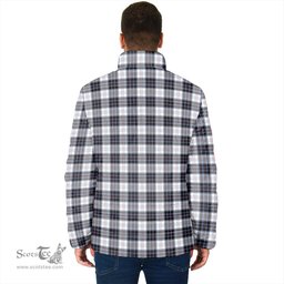 Scottish MacRae Dress Modern Clan Crest Tartan Padded Jacket with Family Crest - Tartan Plaid Jacket ScotsTee Shop - Tartan Plaid - scotstee.com