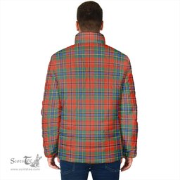 Scottish MacLean of Duart Ancient Clan Crest Tartan Padded Jacket with Family Crest - Tartan Plaid Jacket ScotsTee Shop - Tartan Plaid - scotstee.com