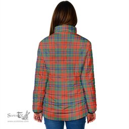 Scottish MacLean of Duart Ancient Clan Crest Tartan Padded Jacket with Family Crest - Tartan Plaid Jacket ScotsTee Shop - Tartan Plaid - scotstee.com
