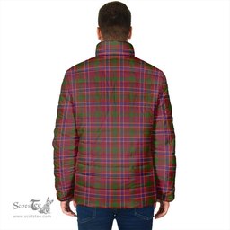 Scottish MacRae Red Clan Crest Tartan Padded Jacket with Family Crest - Tartan Plaid Jacket ScotsTee Shop - Tartan Plaid - scotstee.com