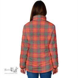 Scottish MacNab Ancient Clan Crest Tartan Padded Jacket with Family Crest - Tartan Plaid Jacket ScotsTee Shop - Tartan Plaid - scotstee.com