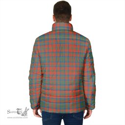 Scottish Matheson Ancient Clan Crest Tartan Padded Jacket with Family Crest - Tartan Plaid Jacket ScotsTee Shop - Tartan Plaid - scotstee.com