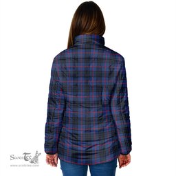 Scottish McCoy Blue Clan Crest Tartan Padded Jacket with Family Crest - Tartan Plaid Jacket ScotsTee Shop - Tartan Plaid - scotstee.com