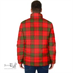 Scottish Maxtone Clan Crest Tartan Padded Jacket with Family Crest - Tartan Plaid Jacket ScotsTee Shop - Tartan Plaid - scotstee.com
