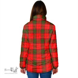 Scottish Maxtone Clan Crest Tartan Padded Jacket with Family Crest - Tartan Plaid Jacket ScotsTee Shop - Tartan Plaid - scotstee.com