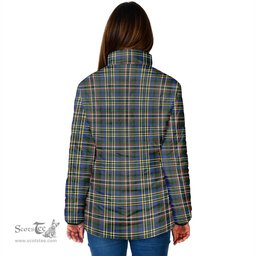 Scottish Scott Green Modern Clan Crest Tartan Padded Jacket with Family Crest - Tartan Plaid Jacket ScotsTee Shop - Tartan Plaid - scotstee.com