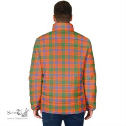 Scottish Ross Ancient Clan Crest Tartan Padded Jacket with Family Crest - Tartan Plaid Jacket ScotsTee Shop - Tartan Plaid - scotstee.com