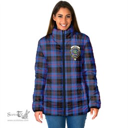 Scottish Maule Clan Crest Tartan Padded Jacket with Family Crest - Tartan Plaid Jacket ScotsTee Shop - Tartan Plaid - scotstee.com
